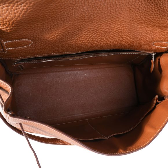 Hermès Gold Togo Retourne Kelly 35 PHW - Picture 8 of 8